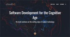 Desktop Screenshot of cloudx.com